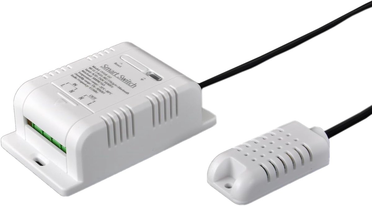 Temperatuur switch - WiFi - 16 A - Tuya en Alexa - Slimme controle - ShopVlot