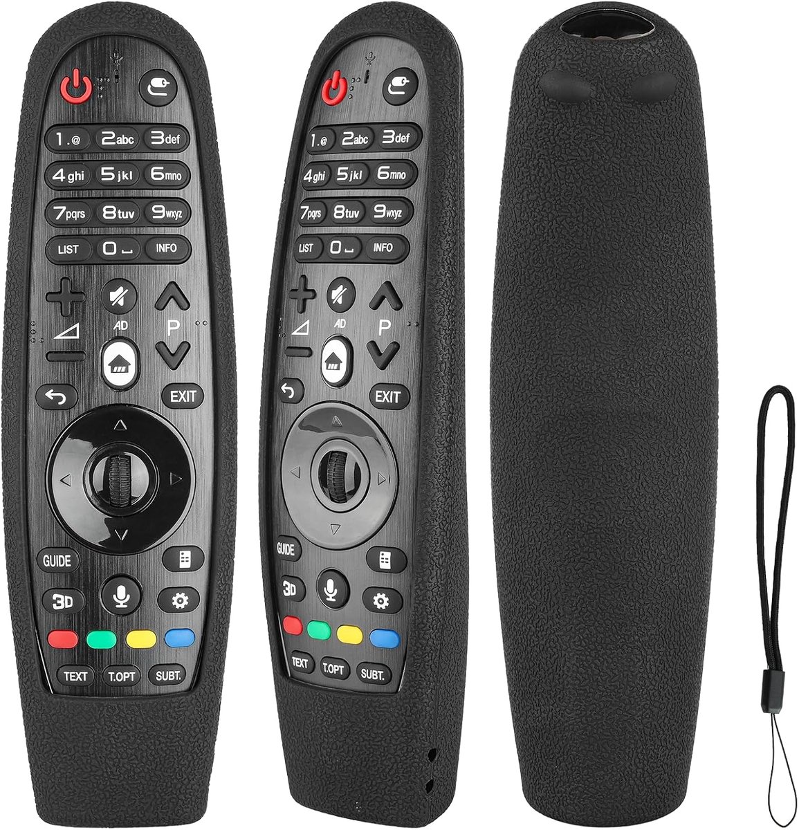 Afstandsbediening silicone hoes - schokbestendig - bescherming voor LG TV afstandsbedieningen - ShopVlot