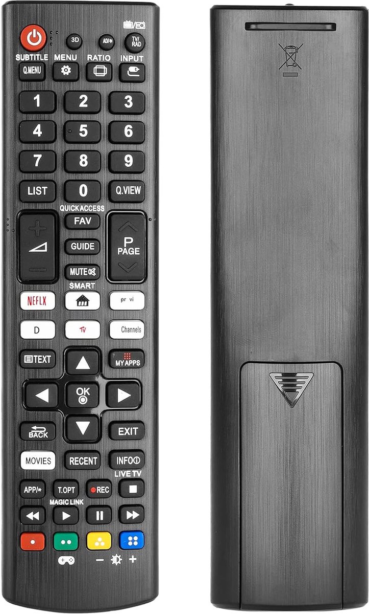 Universele afstandsbediening voor LG Smart TV - vervangingscontroller - met Netflix en PrimeVideo knoppen - ShopVlot