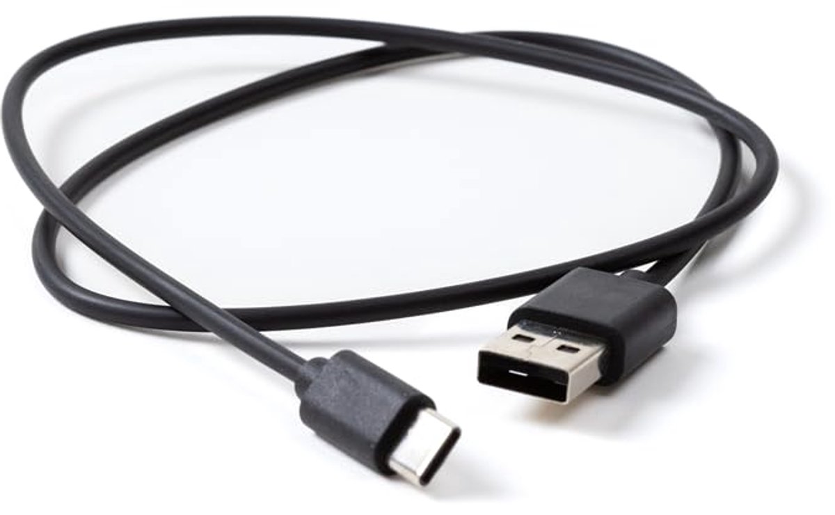 USB-C oplaadkabel 0.5m - universeel - zwart - ideaal voor POGS koptelefoons - ShopVlot