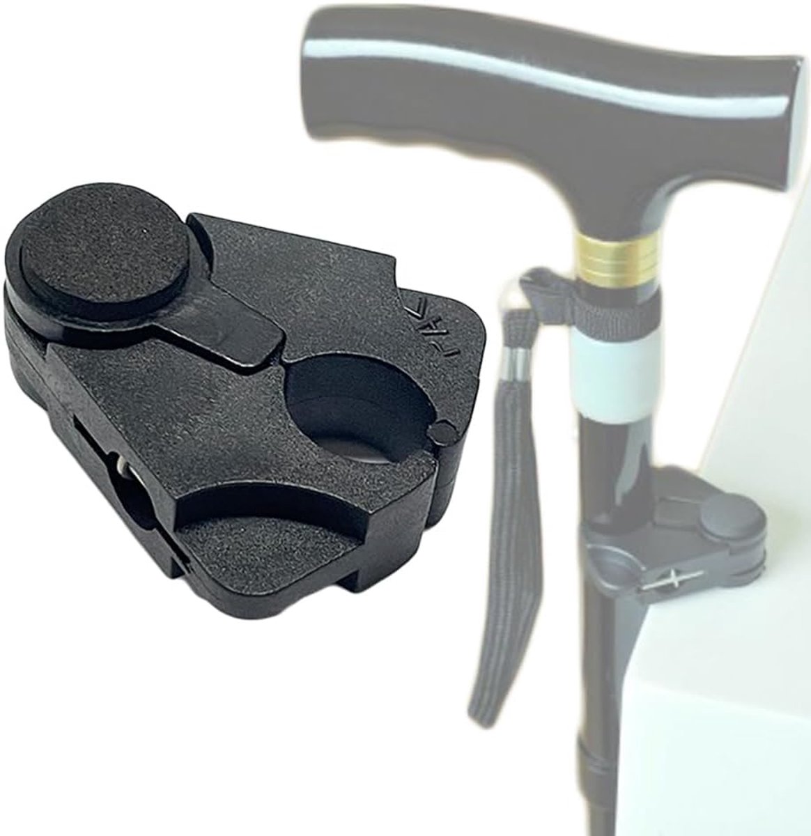 Wandelstokhouder Clip - Geschikt voor 0,5"-0,9" Stokken - Duurzaam plastic - Altijd je stok bij de hand - ShopVlot
