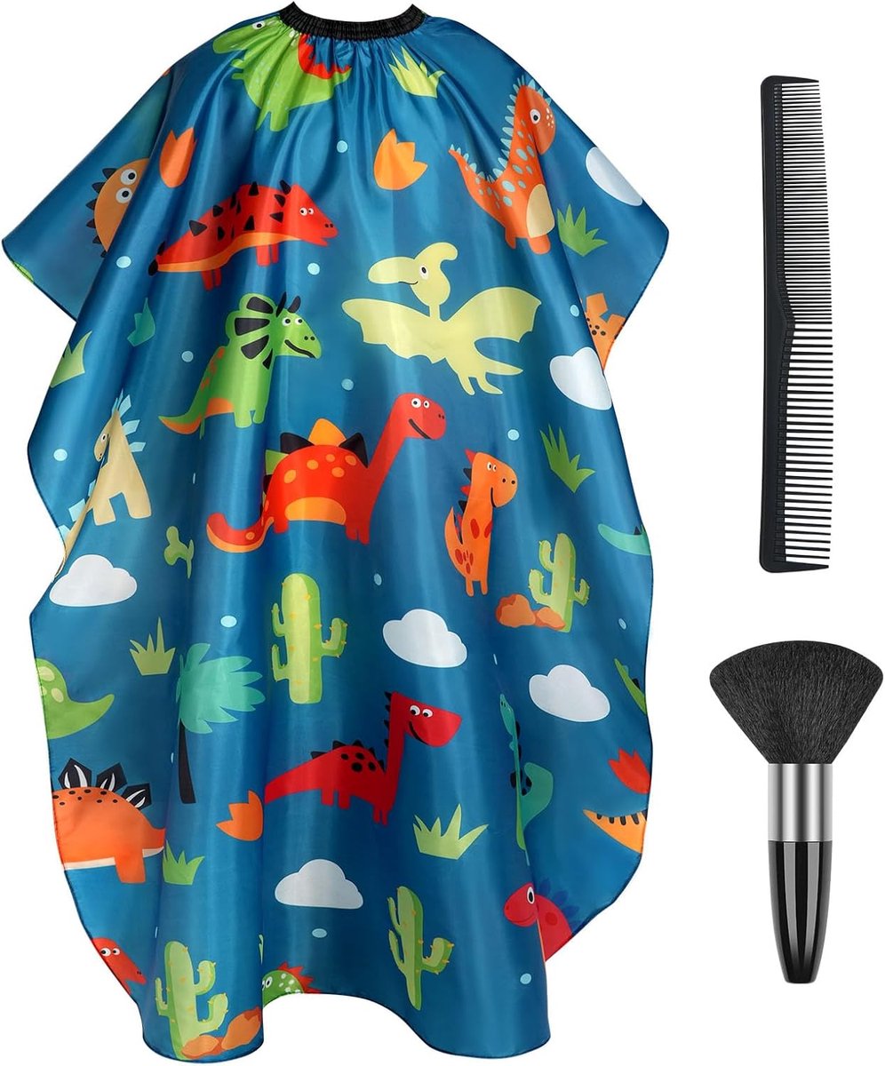 Barber schort voor kinderen - verstelbaar - waterafstotend - perfect voor thuis en salon - ShopVlot