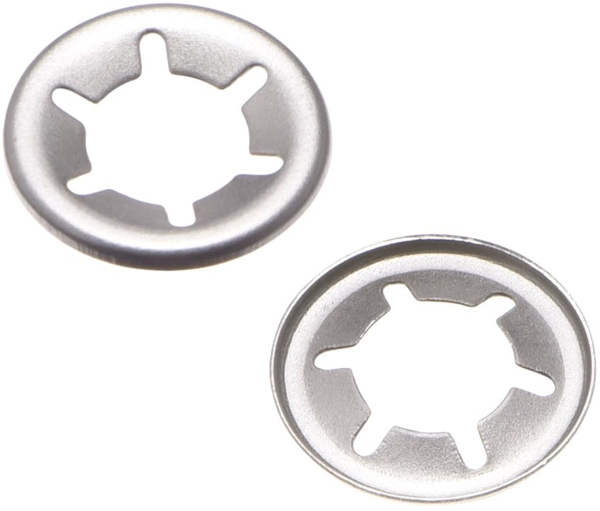 sourcing map 50 verpakking Starlock sluitringen M10x20 interne tandclips bevestigingsset M5x12,Stainless Steel