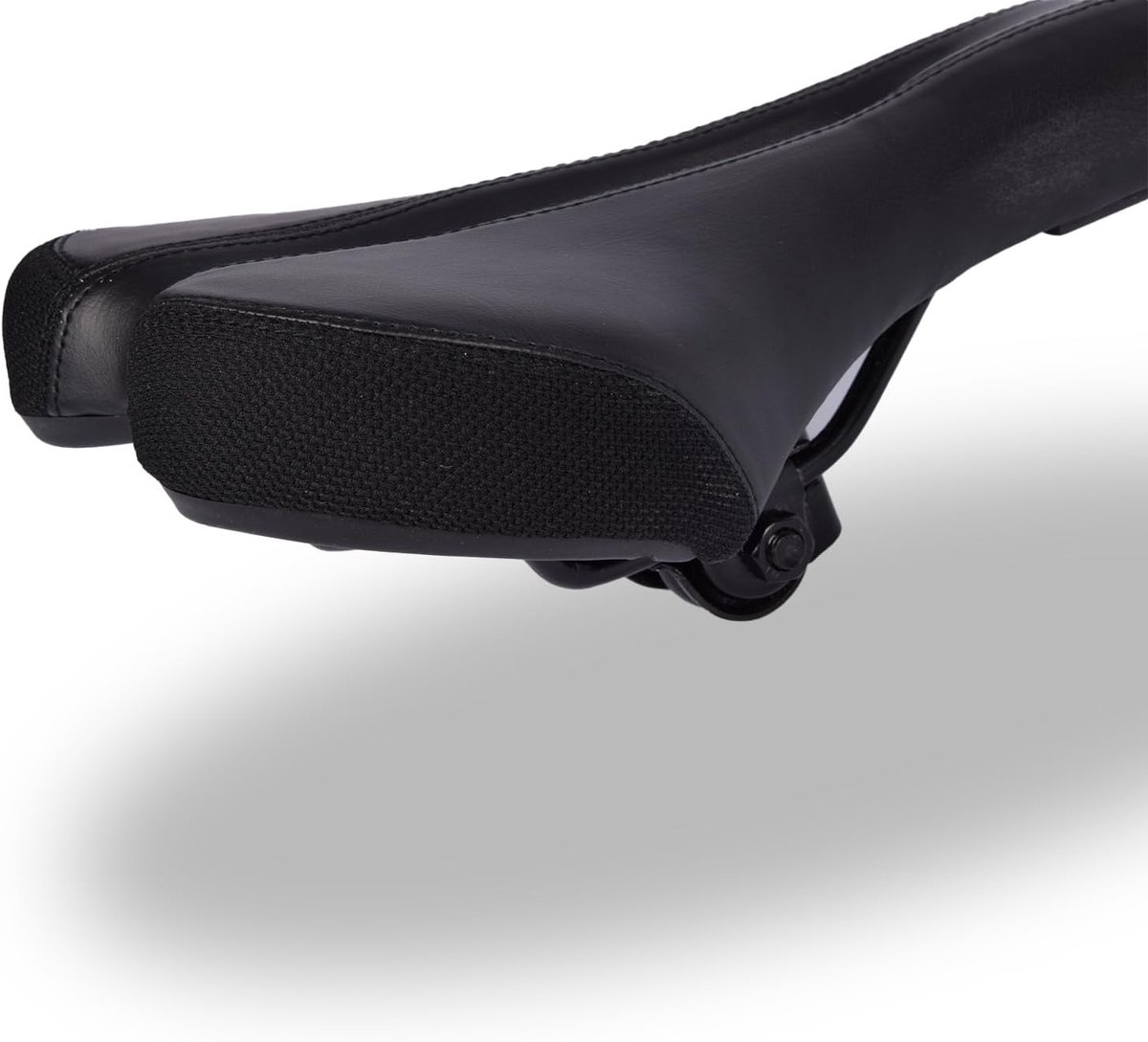 Fiets zadel 28 cm - zwart - waterafstotend - comfortabel en lichtgewicht - SnelShoppen