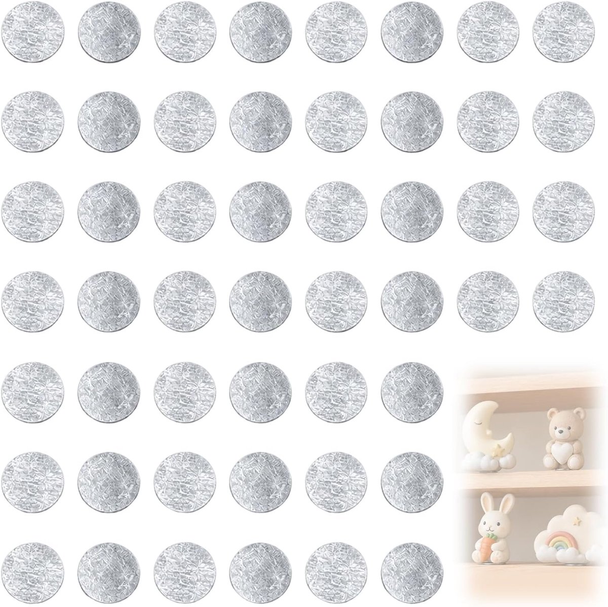 50 metalen plaatjes, zelfklevend, roestvrij staal, voor magneten, 0,5 mm | 50 stuks, roestvrij staal, 0,5 mm, zelfklevend, roestvrij, voor magneten en niet-magnetische voorwerpen, veelzijdig