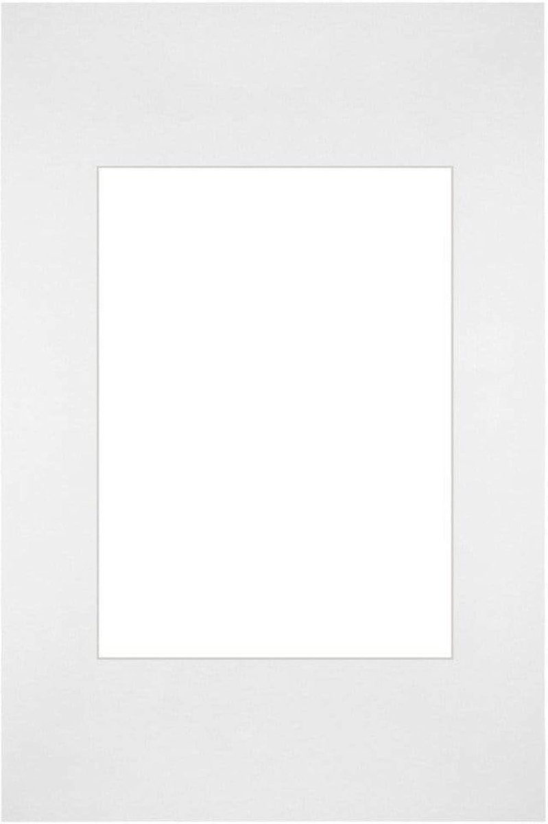 Passe-Partout 20x30cm - Karton Wit - Recht - Perfect voor je favoriete foto - SnelShoppen