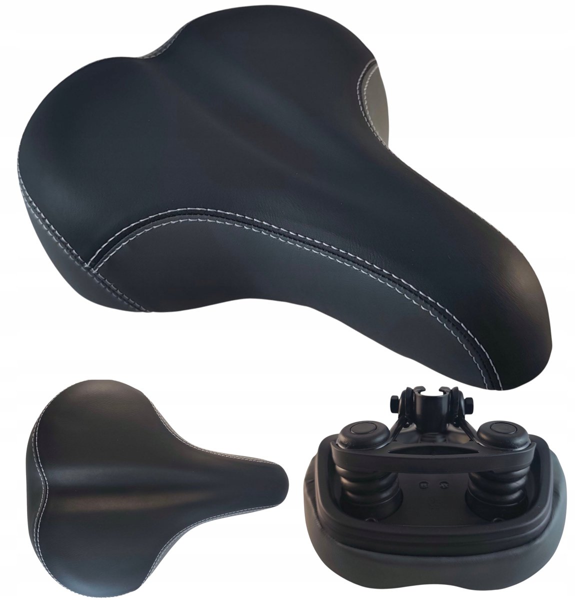 Comfortabel Gel Fietszadel - Zacht & Geveerd voor MTB/Trekking