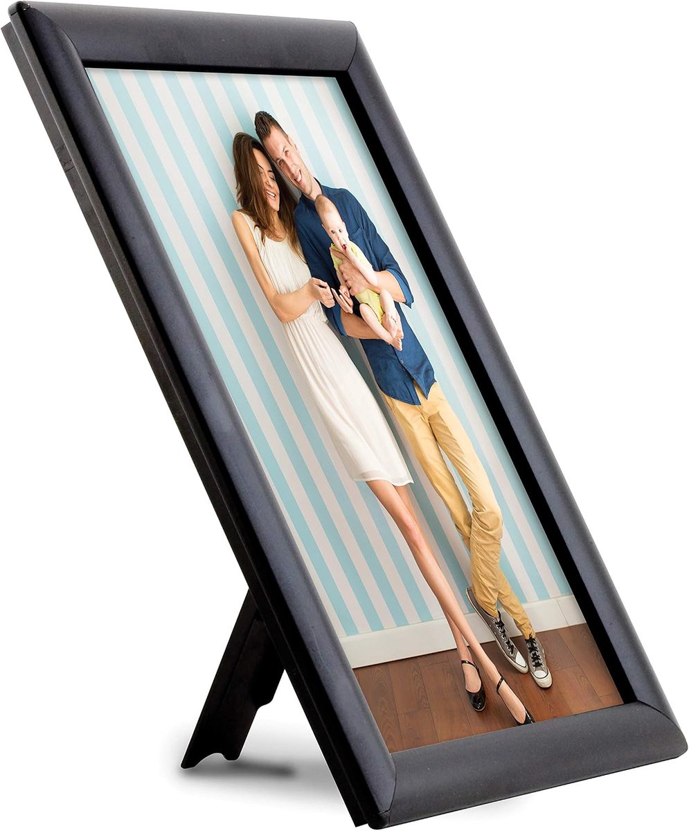 Fotonisframe 10 stuks - 25 mm zwart - DIN A4 formaat - veilig en eenvoudig te monteren - ShopVlot