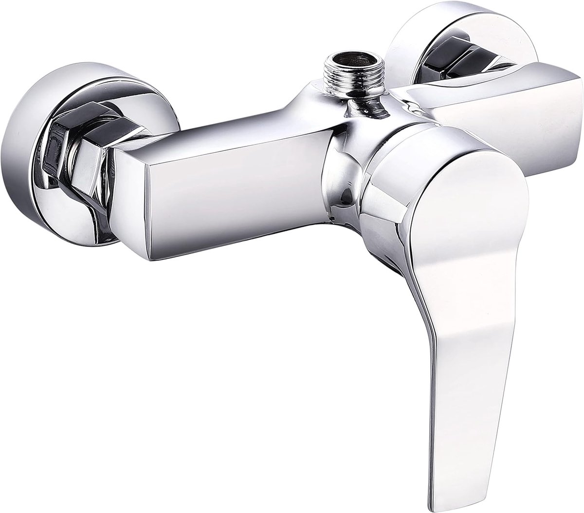 Mengkraan badkamer - G1/2 inch - chroom afwerking - ergonomische bediening voor een luxe douche - ShopVlot