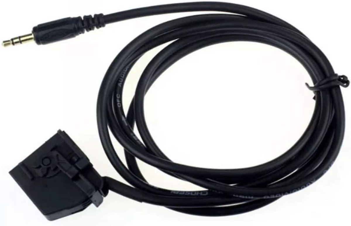 AUX-in aansluiting 3.5mm - 150cm kabel - geschikt voor VW MFD2/RNS2 - muziekstreaming in de auto - ShopVlot