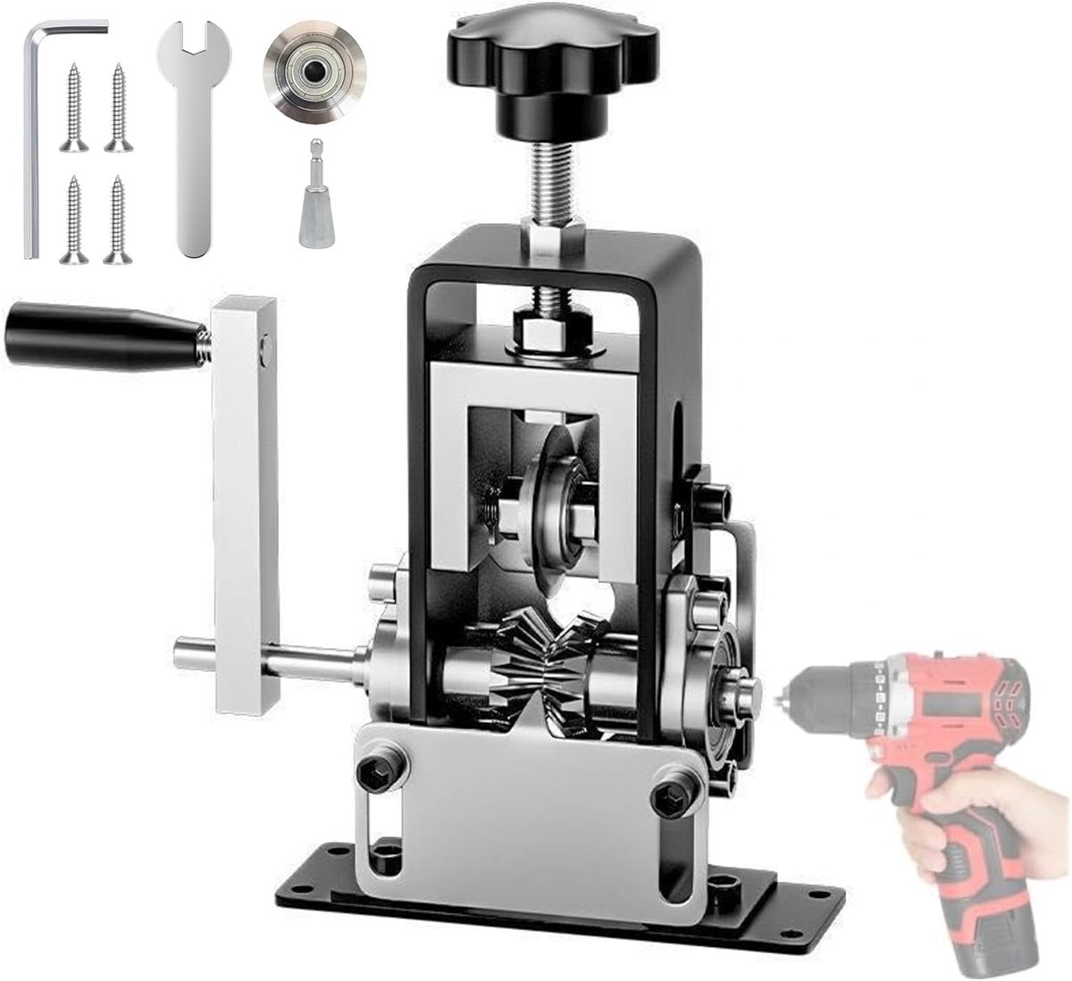 Kabelstripmachine 1-25mm - Handcrank of Elektrisch - Efficiënte Draad Strippen - Ideaal voor Koper Recycling - ShopVlot