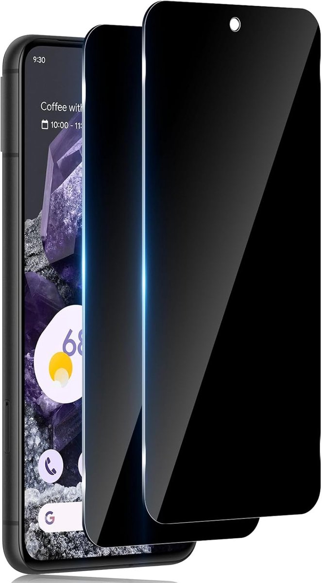 Anti Spy Screen Protector - Full Film Guard - 9H Tempered Glass - Beschermt privacy - ShopVlot