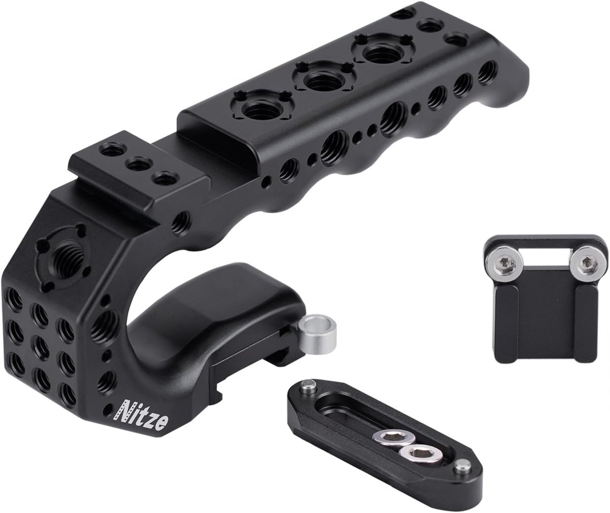 Camera Top Handle met NATO Rail - Snelle Release Klem - Voor Camera Cage - ShopVlot