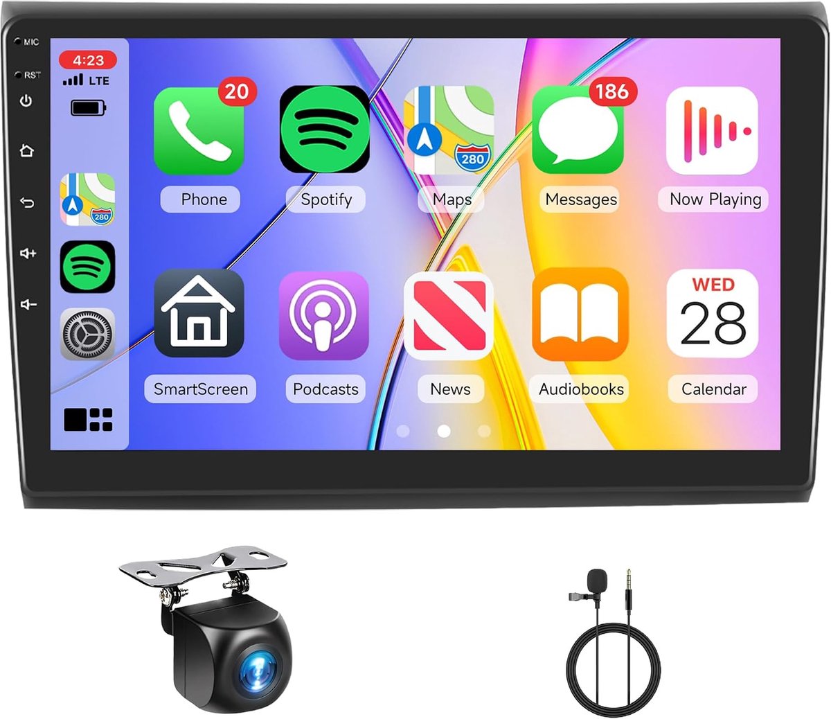 Android Autoplayer 9-inch - 4G+64G - Draadloze CarPlay - Navigatie voor FIAT Bravo - ShopVlot