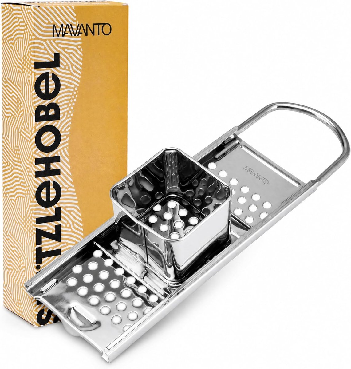 Spaetzle maker - roestvrij staal - vaatwasserbestendig - snel en eenvoudig spätzle maken - ShopVlot