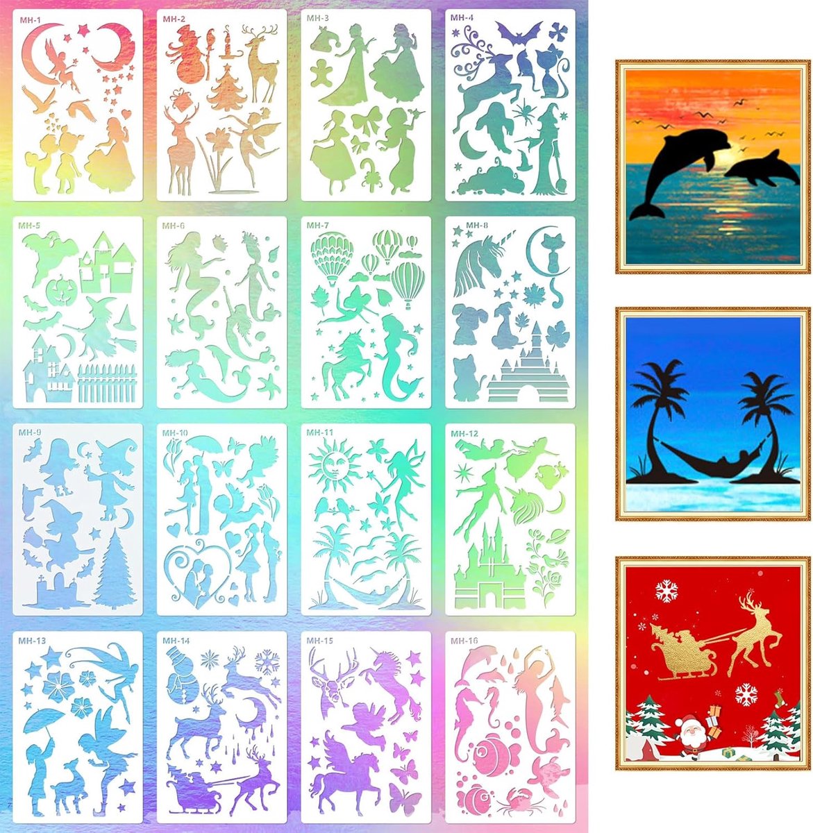 schildertemplates kinderen - 1 stuk - eenvoudig te gebruiken - perfect voor creatief plezier - ShopVlot