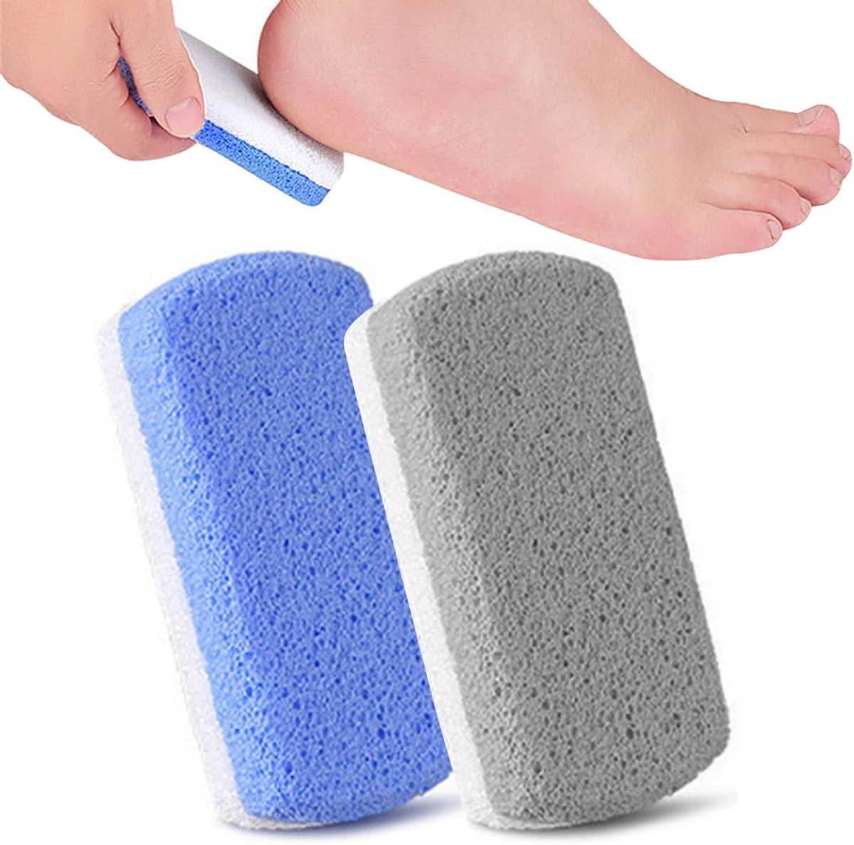 Pumice Stone voor voeten en handen - Dubbele actie - Bevelige zijkanten - Verwijdert eelt snel - ShopVlot