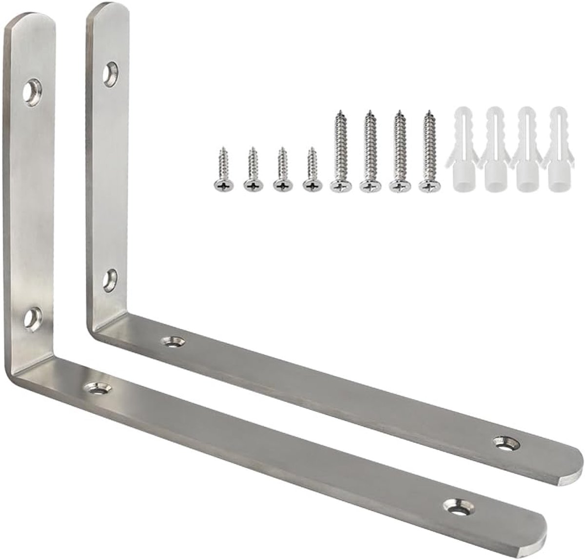 Schapsteun 200mm x 140mm - RVS - Sterk en duurzaam - Perfect voor boekenplanken - ShopVlot