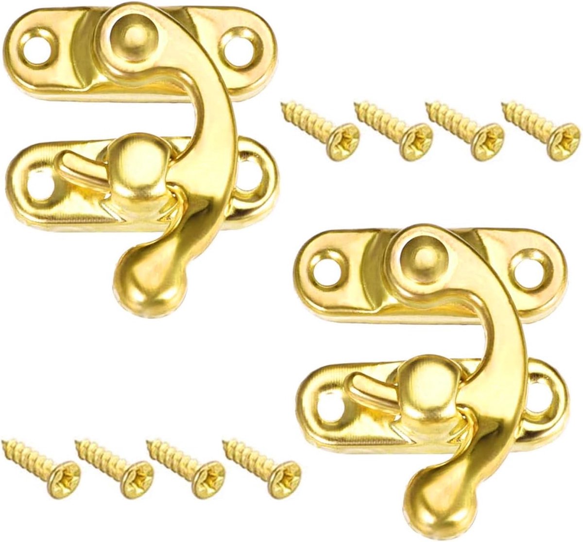 Rechthoekige haak (goud) - 1 stuk - stijlvol ontwerp - ideaal voor creatieve projecten - ShopVlot