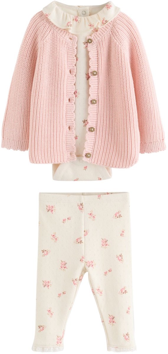 Next - Meisjes - Babyvest, set van 3 - Wit