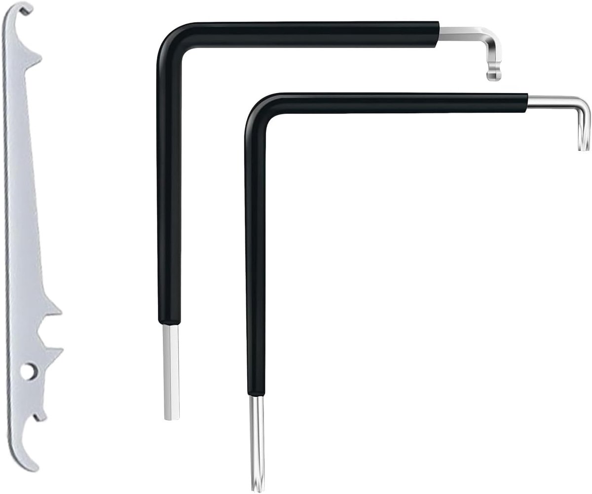 Raamafstelset 3-delig - 4mm Inbussleutel - Torx TX15 Sleutel - Precisie voor raamverstellingen - ShopVlot