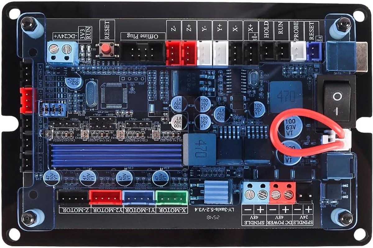 CNC Graveermachine Controller - 3-assige GRBL USB Control Board - Ondersteuning voor 775 motor en 500W spindel - ShopVlot