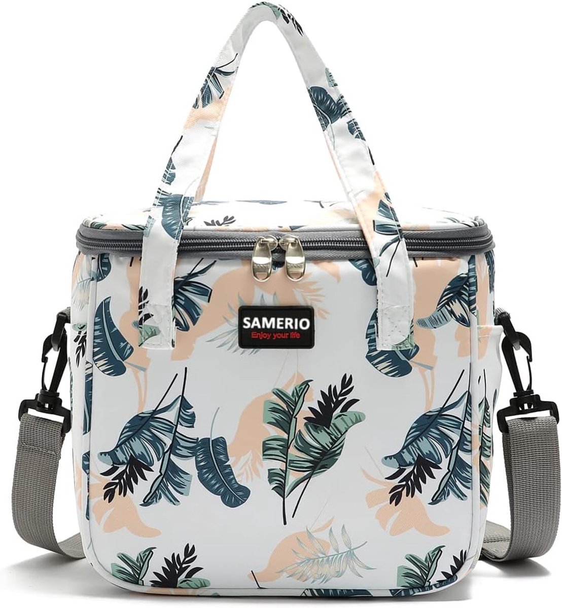 Lunchtas grote capaciteit - geïsoleerde koel tas - waterdicht materiaal - ideaal voor werk en school - ShopVlot