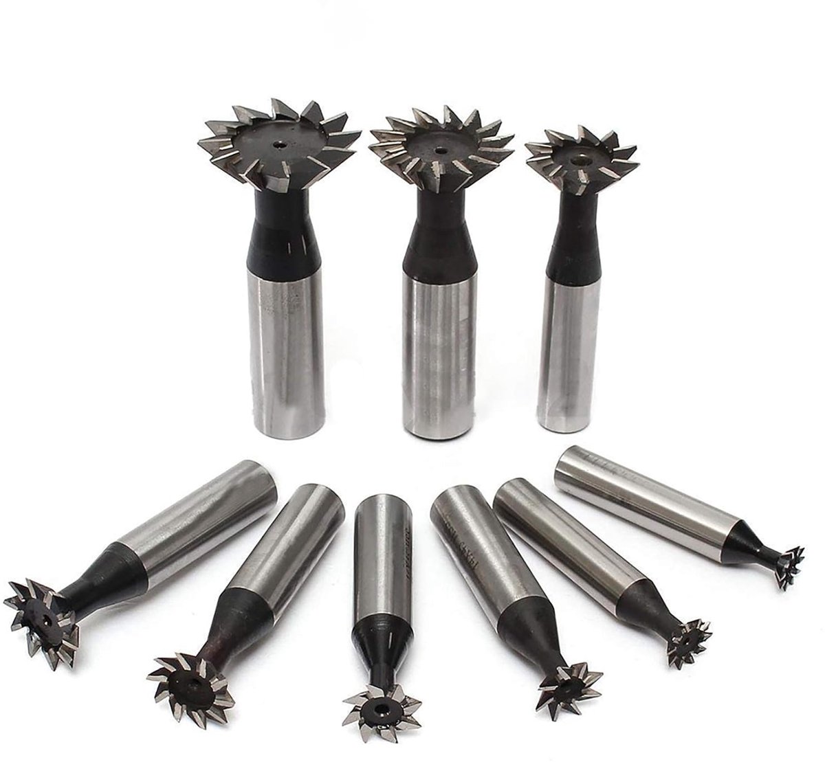 Endmill 10mm 45° - HSS Pigeon Tail Slot Cutter - Duurzaam en scherp - Ideaal voor het snijden van dovetailgroeven - ShopVlot