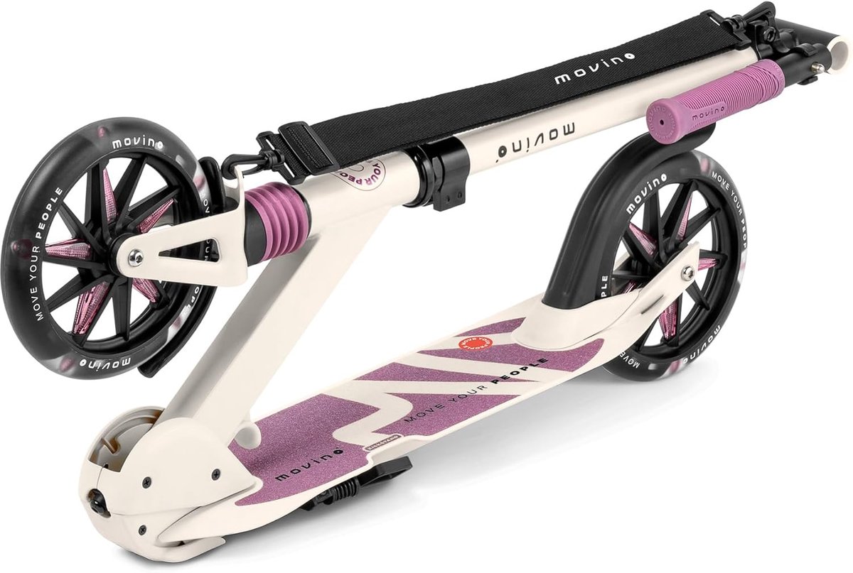 Vouwbare Urban Scooter voor Kinderen en Volwassenen - Grote LED Wielen 180mm - Verstelbaar Stuur - Comfortabel Rijden - ShopVlot