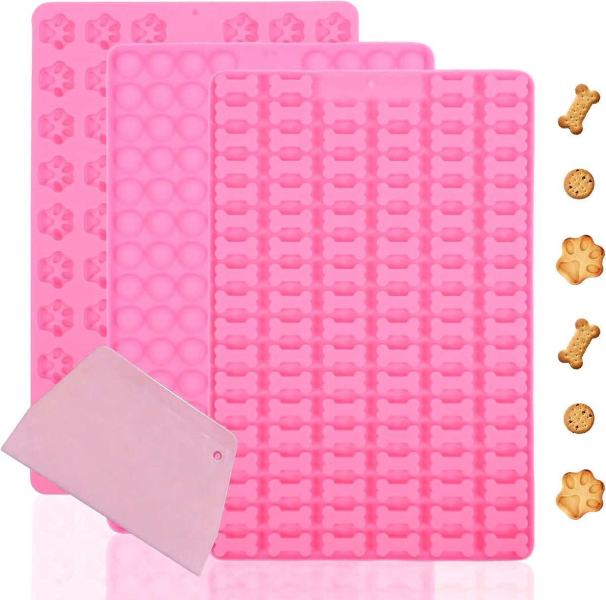Baking Mat hondensnoepjes - silicone - herbruikbaar - eenvoudig schoon te maken - ShopVlot