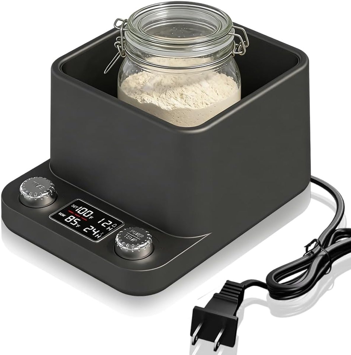 Zuurdesem verwarmingsplaat - 360° gelijkmatige verwarming - nauwkeurige thermostaat - ideaal voor fermentatie - ShopVlot
