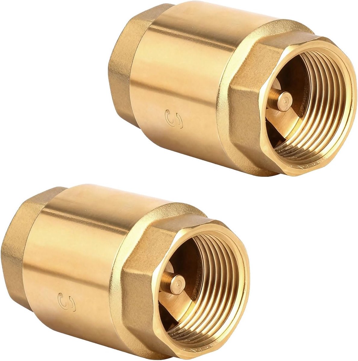 Checkklep 3/4 inch - Messing - Temperatuur van -20°C tot +100°C - Eenvoudig te installeren - ShopVlot