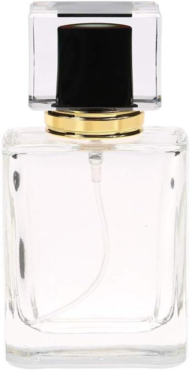 Parfum verstuiver 50ml - navulbare glazen spuitfles - stijlvol ontwerp - ideaal voor onderweg - ShopVlot