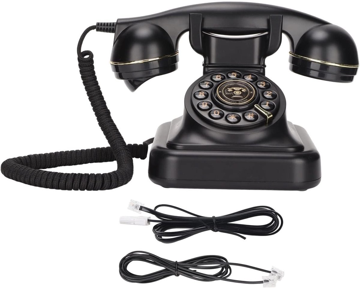 Retro Telefoon - Vintage Tafelmodel - Elegante Bediening - Perfect voor Café en Decoratie - ShopVlot