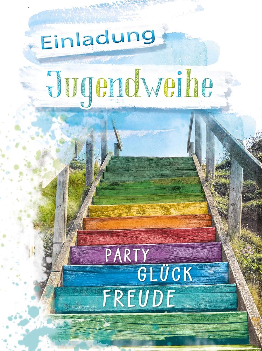 Uitnodigingskaarten kinderen C6 - Vouwkaarten met binnen tekst - 5 stuks met envelop - Perfect voor feestjes - SnelShoppen