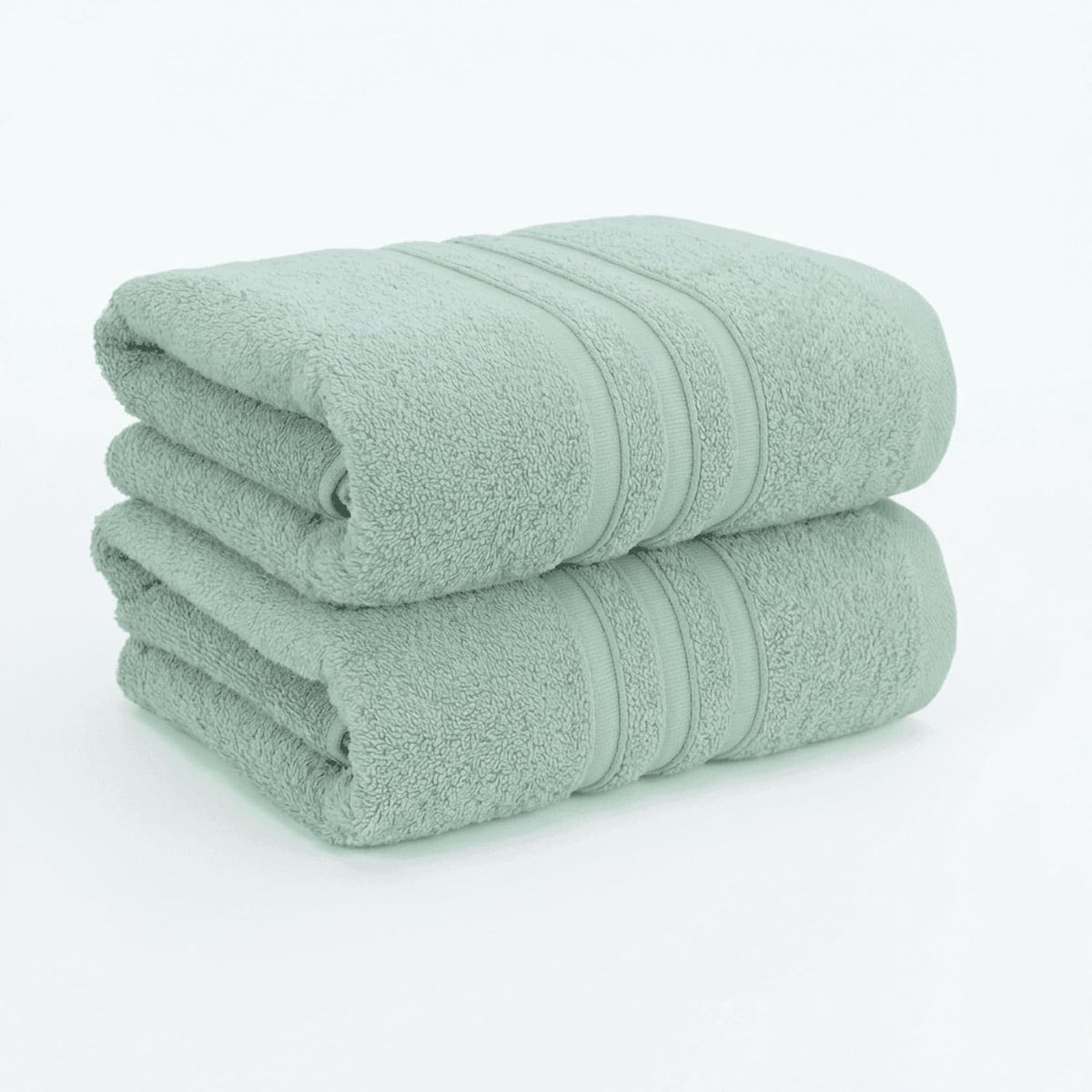 Douchetowels set van 2 - 70 x 140 cm - 100% katoen - absorbent en duurzaam - SnelShoppen