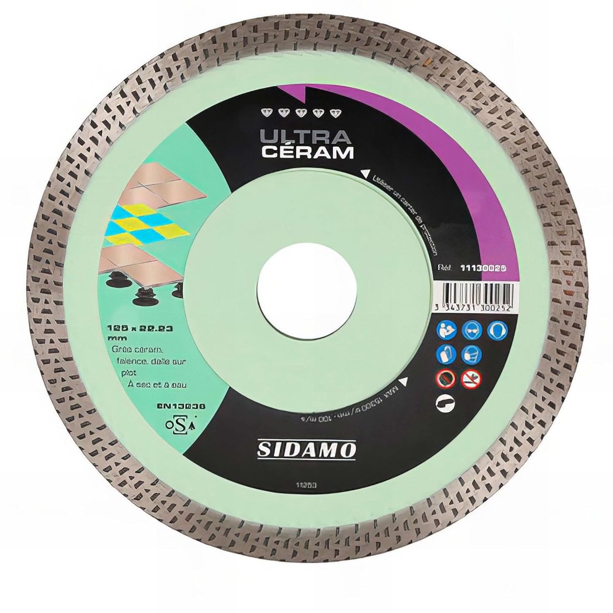 Diamantschijf 115 mm - Ultra Ceram - Hoogwaardige aardewerk snede - Ideaal voor fijnsteengoed - ShopVlot