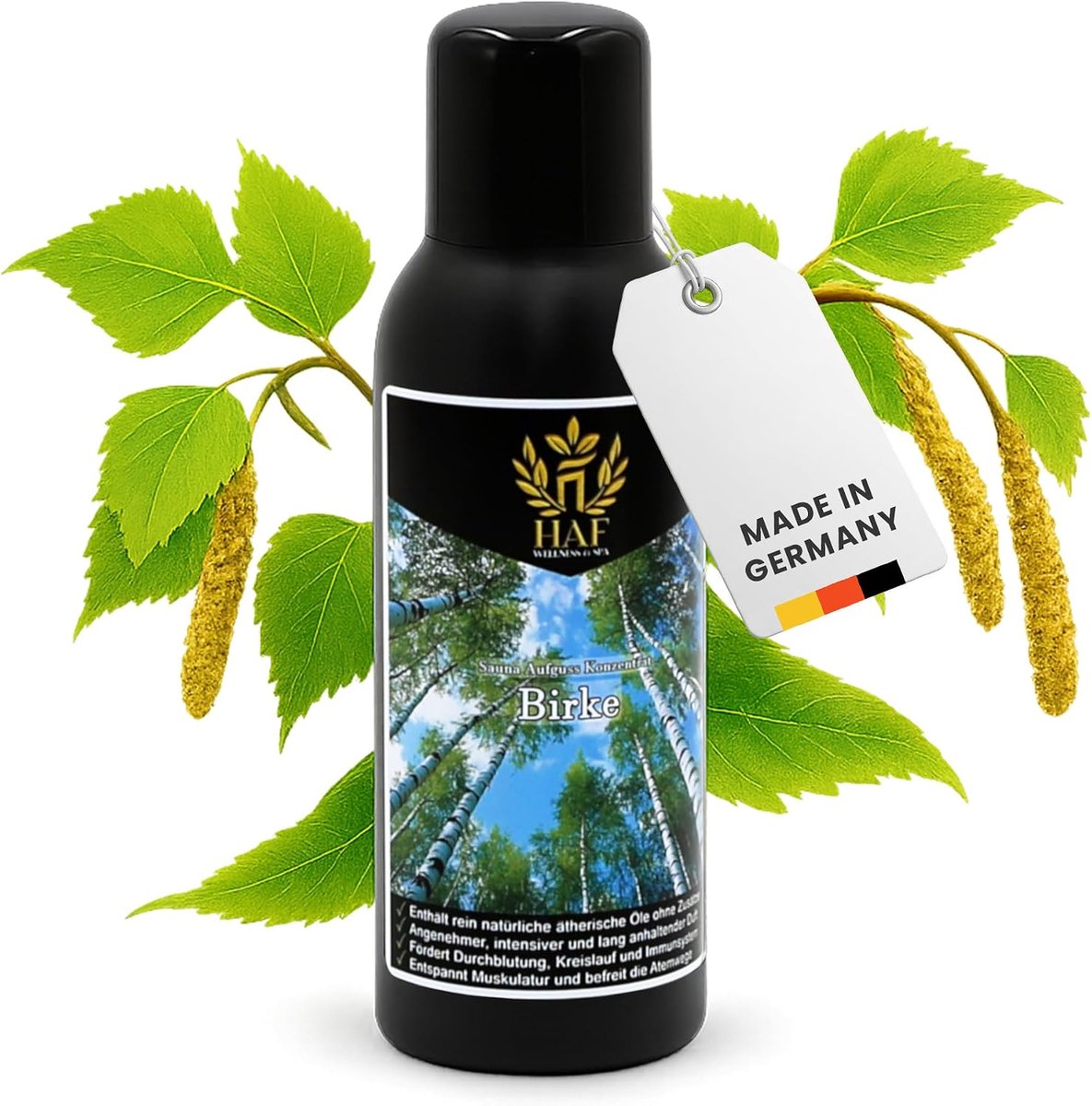 Sauna infusion concentrate 100 ml - Berkengeur - 100% natuurlijke olie - Voor een intensieve geurbeleving - ShopVlot