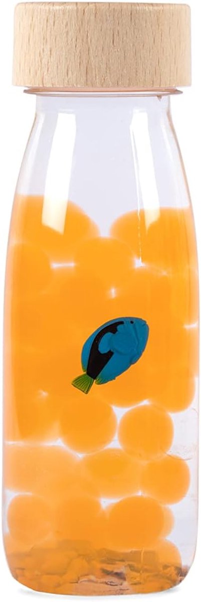 Geluidfles blauw - Petit Boum - stimuleert de zintuigen - ideaal voor spelletjes - ShopVlot