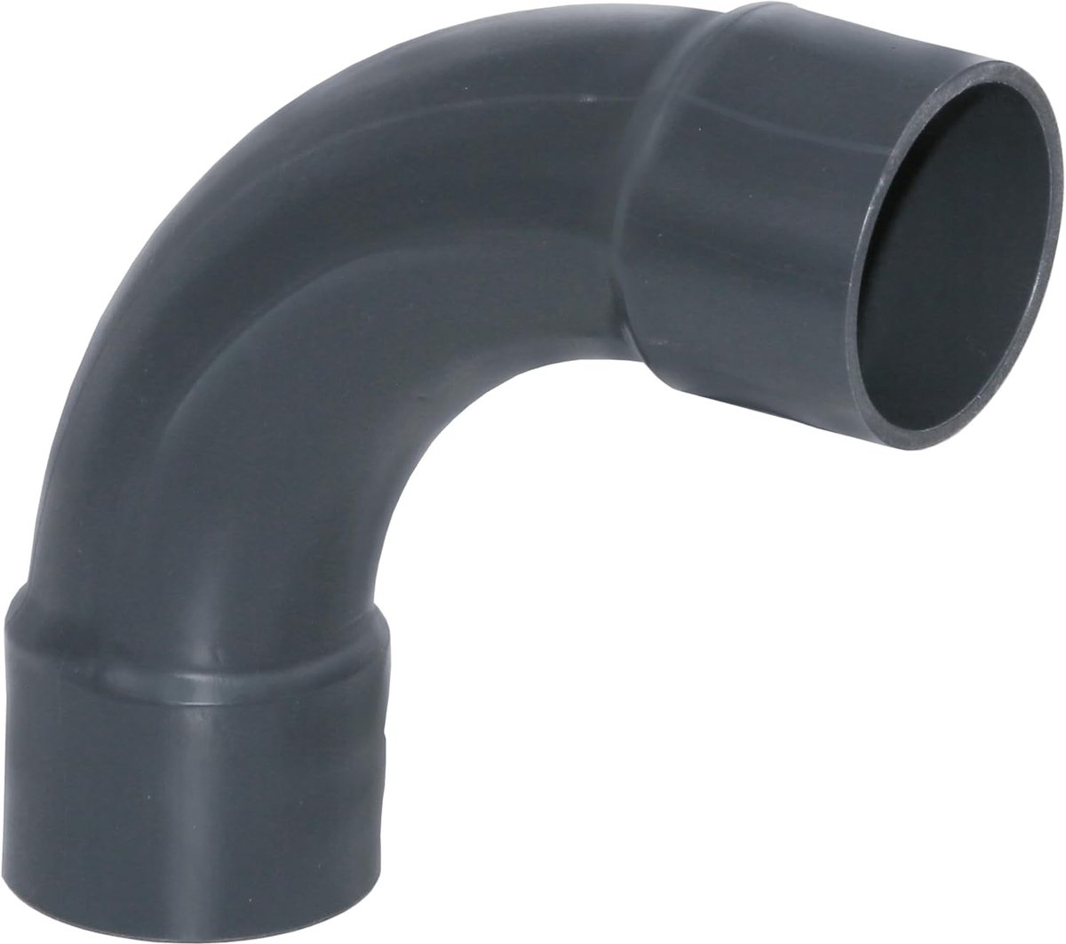PVC fitting bocht 90° - 50mm - grijs PVC-U - ideaal voor zwembad- en irrigatiesystemen - ShopVlot