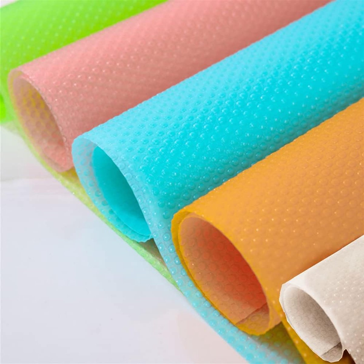 Koelkastmat 5 Stuks - Kleurvol - Antivuil en Antislip - Voor Keuken en Meubel - ShopVlot