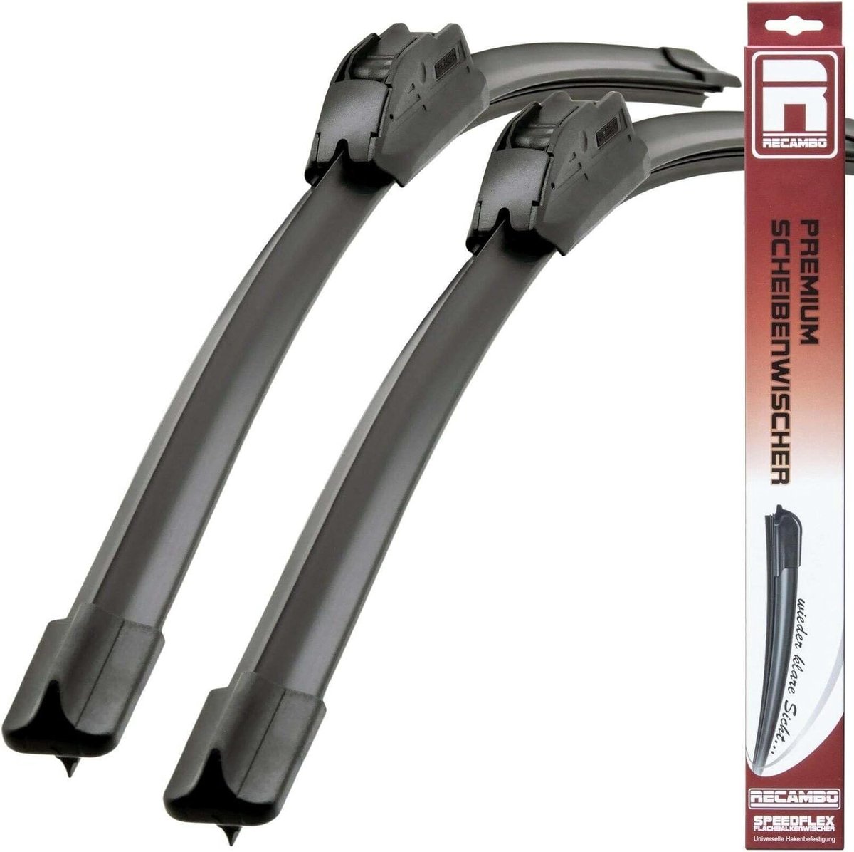Voorruitwisser set 550 mm / 325 mm - perfecte wisprestaties - stil en eenvoudig vervangbaar - ShopVlot
