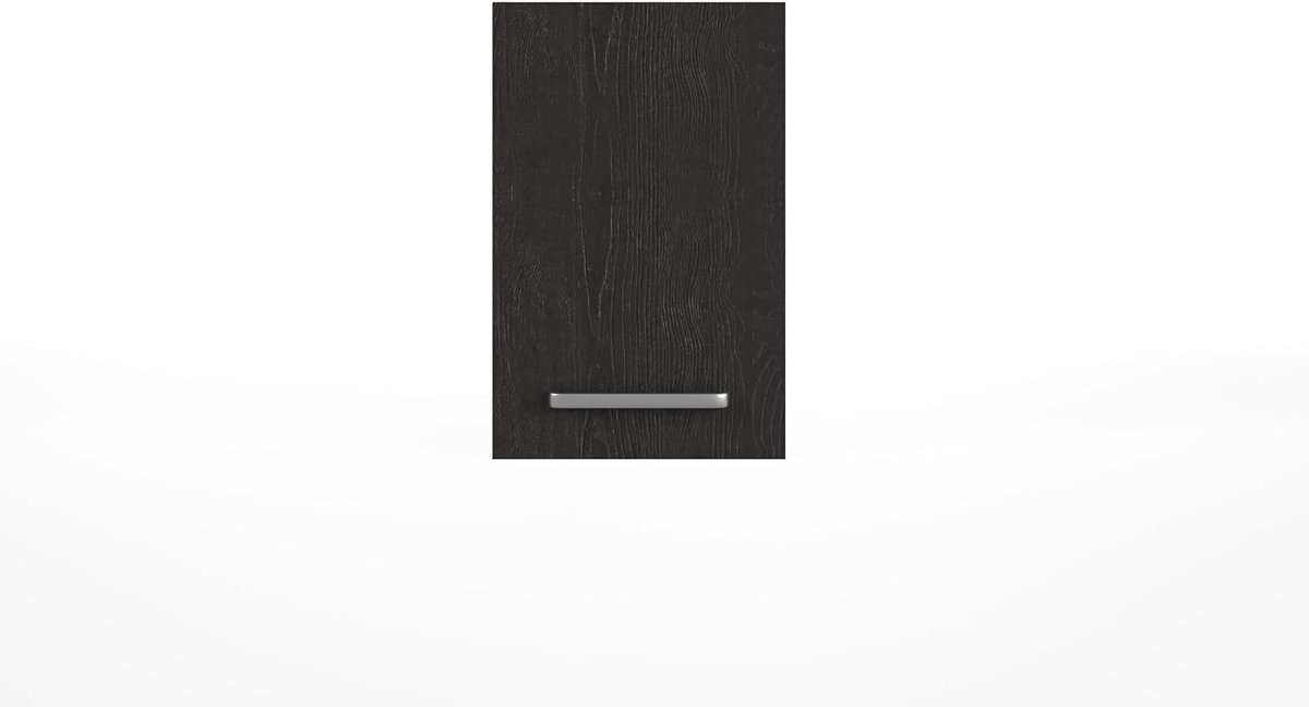 Keukenkast bovenkast 360x340x530 mm - Zwart - Stijlvol ontwerp - Ruimtebesparend voor extra opbergruimte - ShopVlot