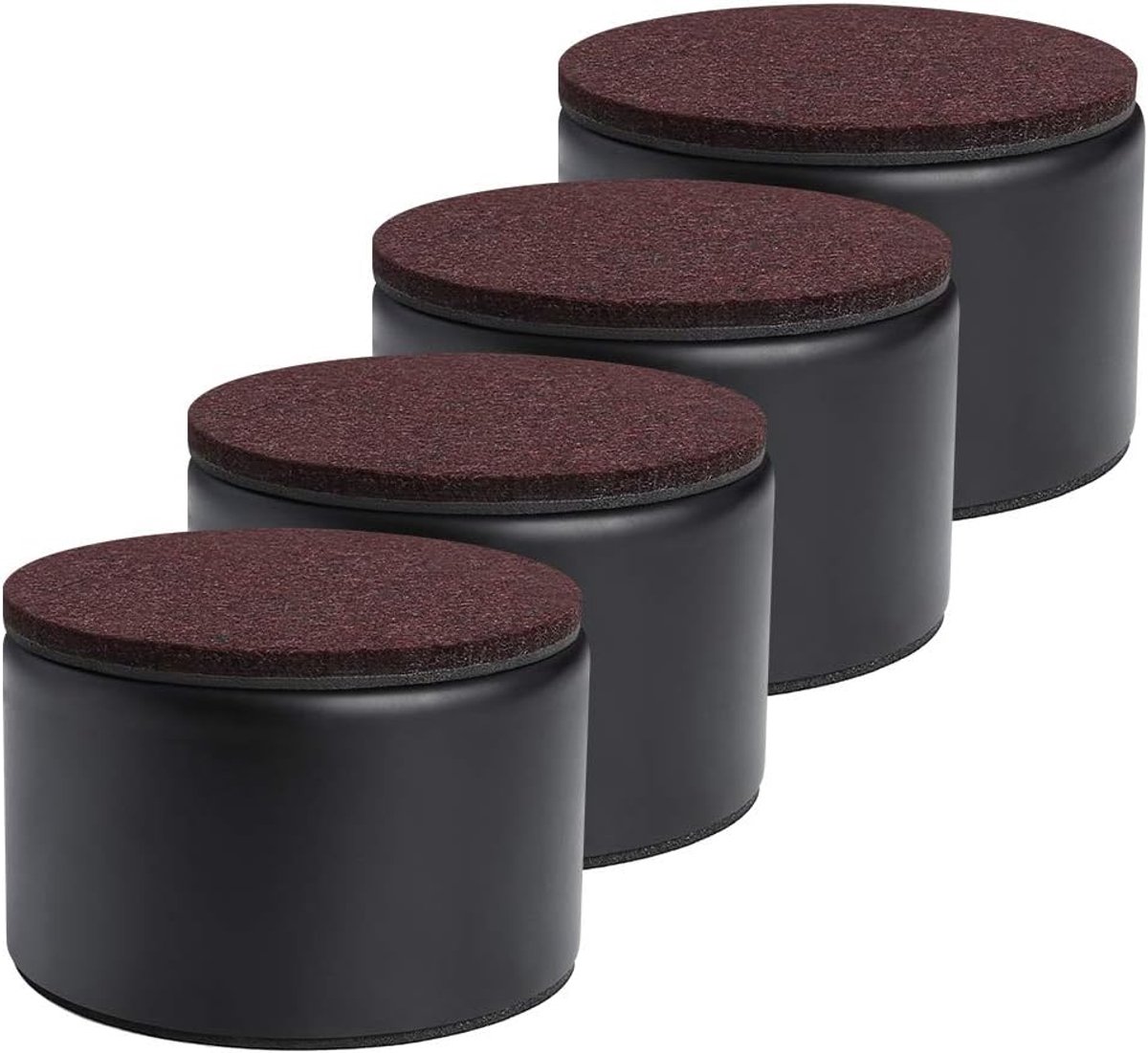 Meubelverhogers 8cm - Carbon staal - Zelfklevend - Verhoogt de zithoogte voor betere ergonomie - ShopVlot