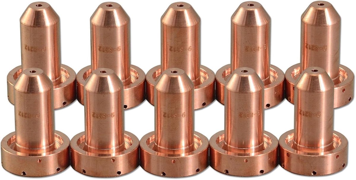 Plasmatip nozzle 100A - set van 10 - geschikt voor SL60 SL100 plasmasnijders - hoge kwaliteit en prestaties - ShopVlot