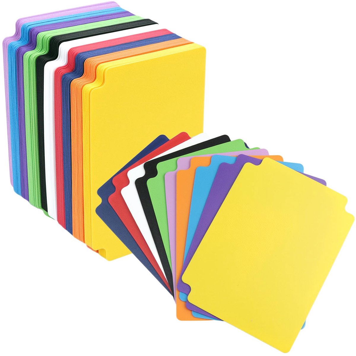 Kaartverdelers 100 stuks - 93.3x69mm kunststof - ideaal voor spellen - houd kaarten georganiseerd - ShopVlot