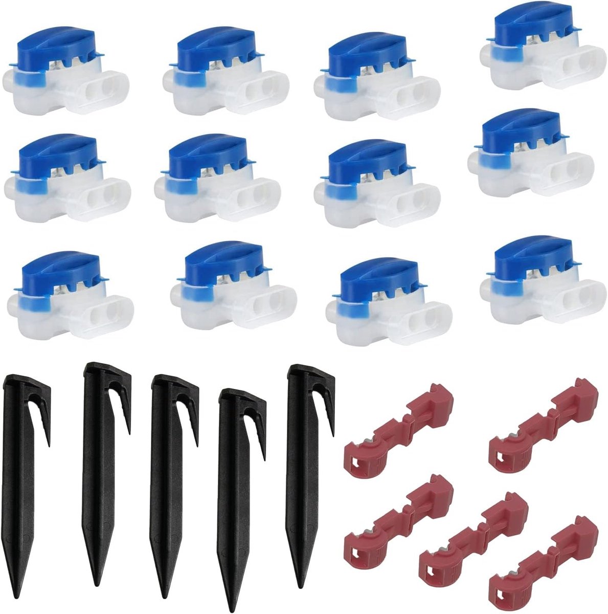 22 stuks kabelconnector aardhaak ant kabelclip kabelconnector robot grasmaaier kabel accessoires 314 waterdichte connector