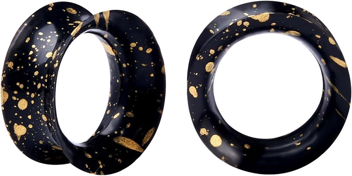 Siliconen oortunnel, extra zachte plug, piercing sieraden, 2 stuks, 3 - 25 mm