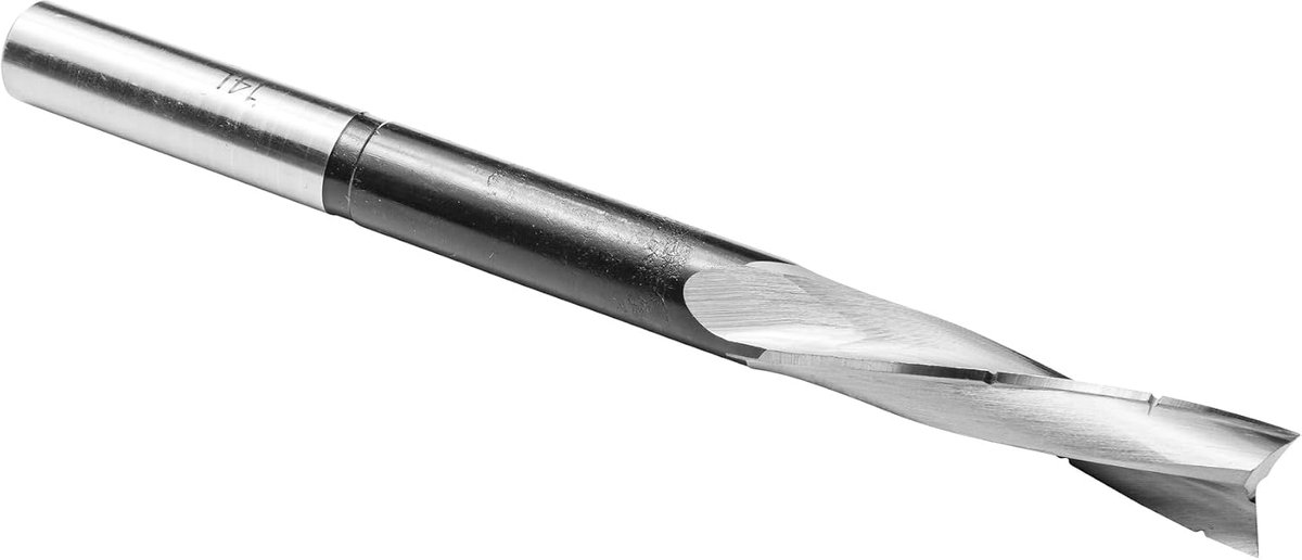 45245 Langgatboor spiraalvormige uitvoering linksdraaiend, Gereedschapsstaal (WS), Doormeter (D) 14 mm, NL 56 mm, GL 160 mm, links, S 13 mm