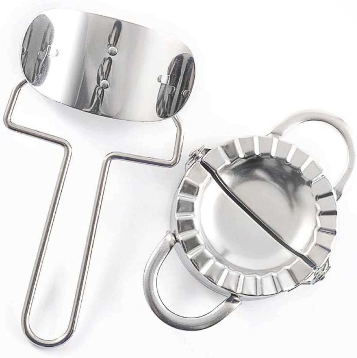 Machine, roestvrij staal knoedel vorm, laat je eten knoedels snel en gemakkelijk (een set)